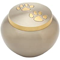 Urns UK Urna Conmemorativa de cremación para Mascotas- de Chertsey- de Peltre- 10-16 cm- tamaño Mediano